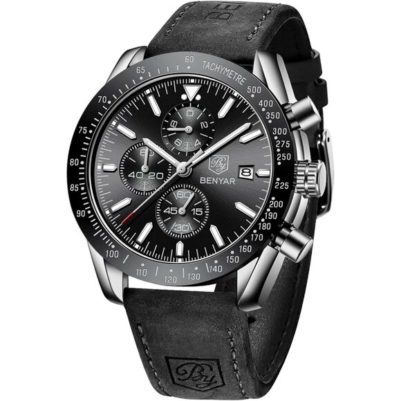 Other - ⚡Watches for Men Analog Quartz Chronograph 30M Waterproof Elegant gift Casual